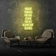 Greatness never comes from comfort zones Challenge Limits with Inspiring Neon
