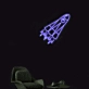 Rocket Ship Ignite Imagination with Playful Neon