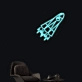 Rocket Ship Ignite Imagination with Playful Neon
