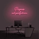Progress not perfection Celebrate Growth with Inspiring Neon