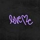 Love me Embrace Bold Romance with Eye-catching Neon