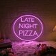 Late Night Pizza Perfect Neon Accent for Late Night Snacks