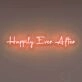 Happily Ever After Illuminate Your Love Story in Neon
