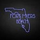 FORT MYERS BEACH neon sign