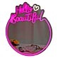 Captivating Hello Beautiful LED Neon Mirror Sign