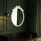 Elegant Oval LED Neon Mirror Sign