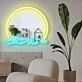 Sunset Wave Glow Neon Mirror Sign