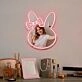 Cute Rabbit Neon Mirror Sign