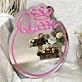 Elegant Queen and Crown Neon Mirror Art