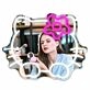 Cute Anime Cat Mirror Neon Sign