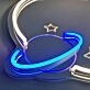 Galactic Light Mirror Neon Sign