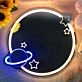 Galactic Light Mirror Neon Sign