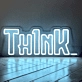 Think of a neon sign