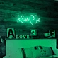 Kiss Me Neon Art Sign Add a Touch of Romance to Your Space
