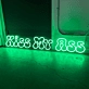 Kiss My Ass Neon Sign Add a Bold Statement to Your Space