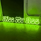 Kiss My Ass Neon Sign Add a Bold Statement to Your Space