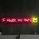 I Wear My Own Crown: Radiant Neon Sign for Empowerment and Self-Expression