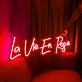 La Vie En  Rose Neon Sign: Illuminate Your Love Story