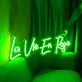 La Vie En  Rose Neon Sign: Illuminate Your Love Story