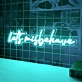 Let's Misbehave Neon Sign: Light Up Your Wild Side