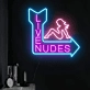 Customize Live Nudes Bold and Provocative Neon Sign for Your Private Space