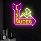 Customize Live Nudes Bold and Provocative Neon Sign for Your Private Space
