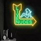 Customize Live Nudes Bold and Provocative Neon Sign for Your Private Space