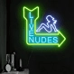 Customize Live Nudes Bold and Provocative Neon Sign for Your Private Space
