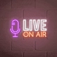 Customize Live On Air Microphone: Illuminate Your Broadcasting Space
