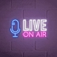 Customize Live On Air Microphone: Illuminate Your Broadcasting Space
