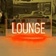Lounge Vibrant Neon Sign for Your Ultimate Relaxation Space