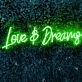 Love and Dreams: Illuminate Your Space with Romantic Neon Glow