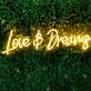 Love and Dreams: Illuminate Your Space with Romantic Neon Glow