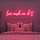 Love Lives Here Neon Sign: Illuminate Your Space with the Radiance of Love