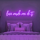 Love Lives Here Neon Sign: Illuminate Your Space with the Radiance of Love