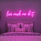 Love Lives Here Neon Sign: Illuminate Your Space with the Radiance of Love