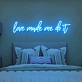 Love Lives Here Neon Sign: Illuminate Your Space with the Radiance of Love