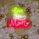 Love You Mom Neon Sign: Brighten Mom's Day with Radiant Affection