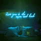 Love You to The Moon and Back Neon Sign: Illuminate Your Infinite Affection