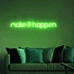 Make It Happen Neon Art Sign: Illuminate Your Dreams into Reality