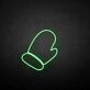 marry christmas-glove' neon sign