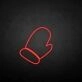 marry christmas-glove' neon sign
