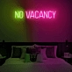 No Vacancy: Neon Sign for a Full House