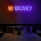No Vacancy: Neon Sign for a Full House