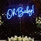 Oh Baby: Neon Sign for Sweet Surprises