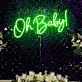 Oh Baby: Neon Sign for Sweet Surprises