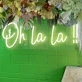 Oh La La Neon: Illuminate Your Space with Elegance!