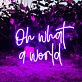 Oh What a World: Let Your Space Shine with Wonder!