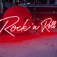 Rock n Roll: Electrifying Neon Sign for Your Space!