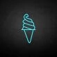 'Cylinder Ice Cream' neon sign